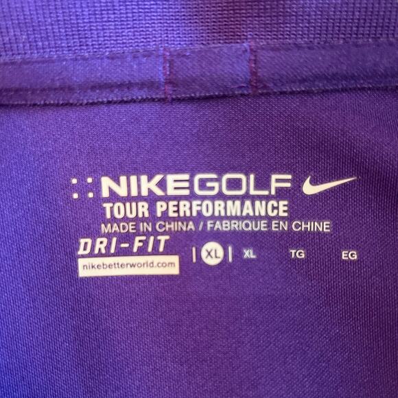 Nike Golf Tour Performance DriFit Polo Disney Mickey Mouse Swinging Golf Club XL - Picture 4 of 6